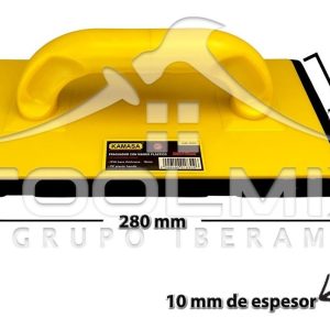Fraguador Llana De Goma 28x14 Cm Mango Plástico Espesor 1 Cm - Imagen 2
