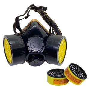 Máscara Respirador Anti-gas Anti-químicos Con 4 Filtros - Imagen 1