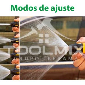 Pistola De Riego Alta Presión Para Manguera Jardín 4 Ajustes - Imagen 6