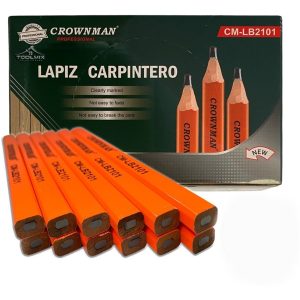 Caja 72 Lápiz Grafito Carpintero Carpintería Madera Albañil - Imagen 1