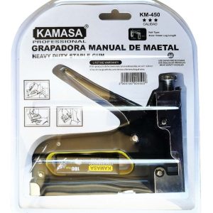 Grapadora Manual Metalica Marca Kamasa + 100 Corchetes. - Imagen 4