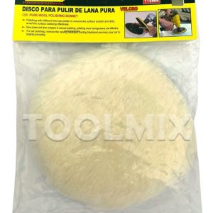 Disco Para Pulir De Lana Con Velcro 115mm - 4.5 Pulgadas - Imagen 2