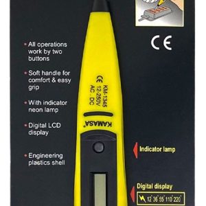 Probador De Corriente Con Punta Paleta 12-220 V Kamasa - Imagen 1
