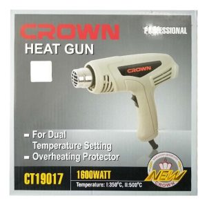 Pistola De Calor + 5 Boquillas Marca Crown 1600w Profesional - Imagen 4