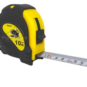 Huincha Cinta Para Medir De 10mts X 25mm Retractil Con Goma - Imagen 2