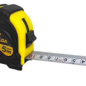 Huincha Cinta Para Medir De 5mts X 25mm Retractil Con Goma - Imagen 2