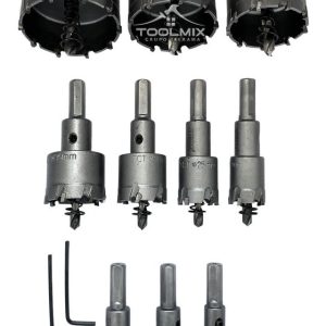 Set 10 Brocas Sierra Copa Tct Para Metal 16 - 55mm - Imagen 1