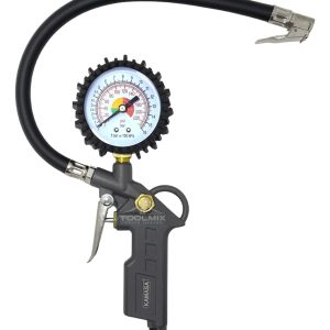 Pistola Inflador Aire Con Manómetro Accesorio Compresor Aire - Imagen 2