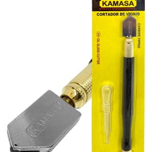 Cortador De Vidrio Punta De Carburo Kamasa - Imagen 1