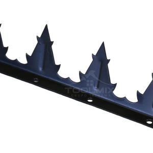 10 Puntas Tiburon De Seguridad Para Rejas Muros 1m X 1,5mm - Imagen 3