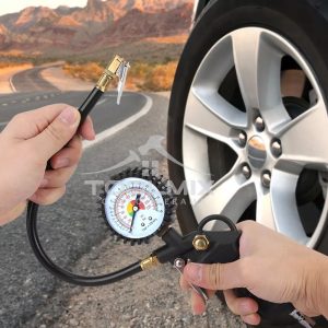 Pistola Inflador Aire Con Manómetro Accesorio Compresor Aire - Imagen 4